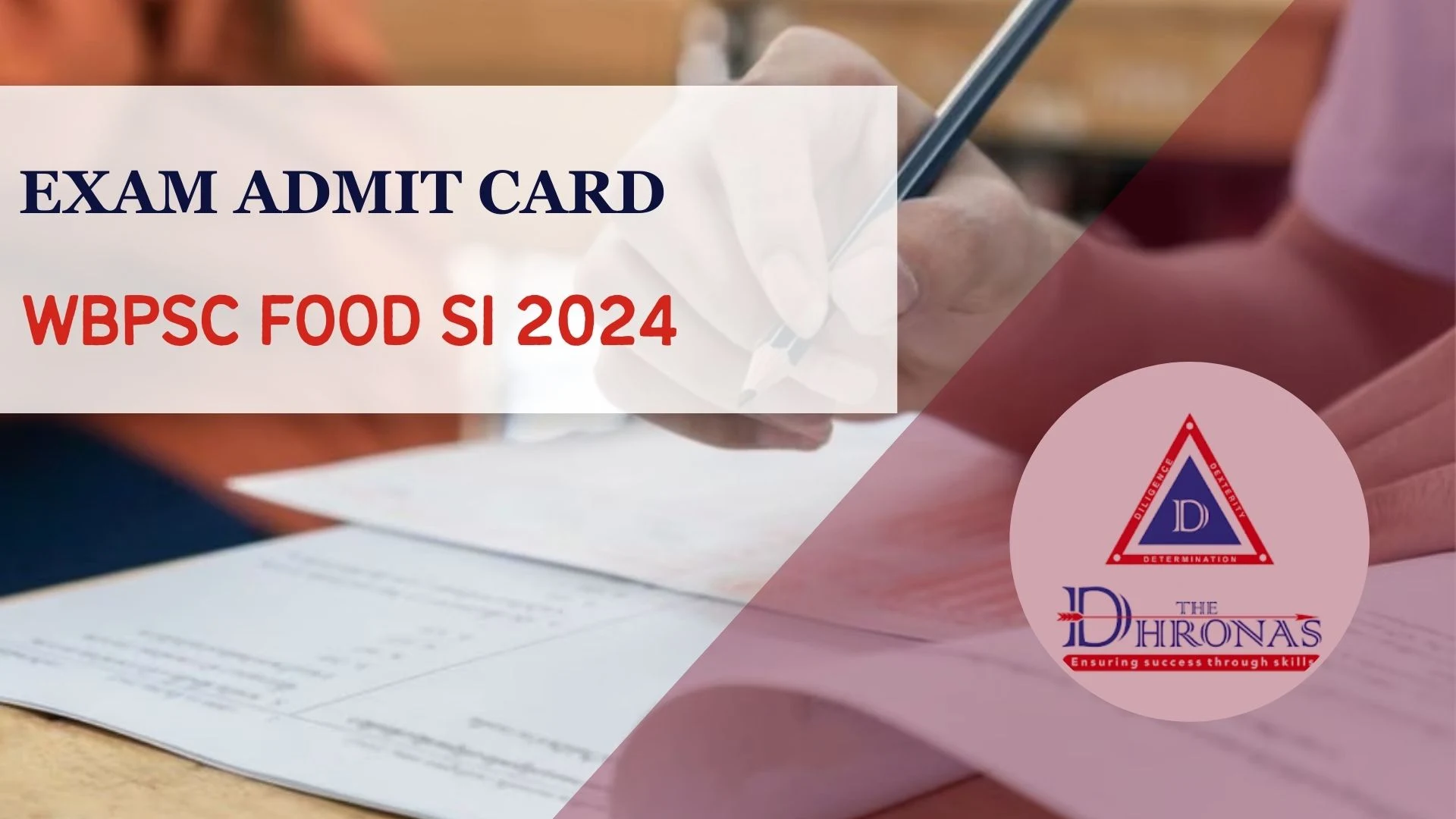 WBPSC Food SI Admit Card 2024 - Download Your Hall Ticket